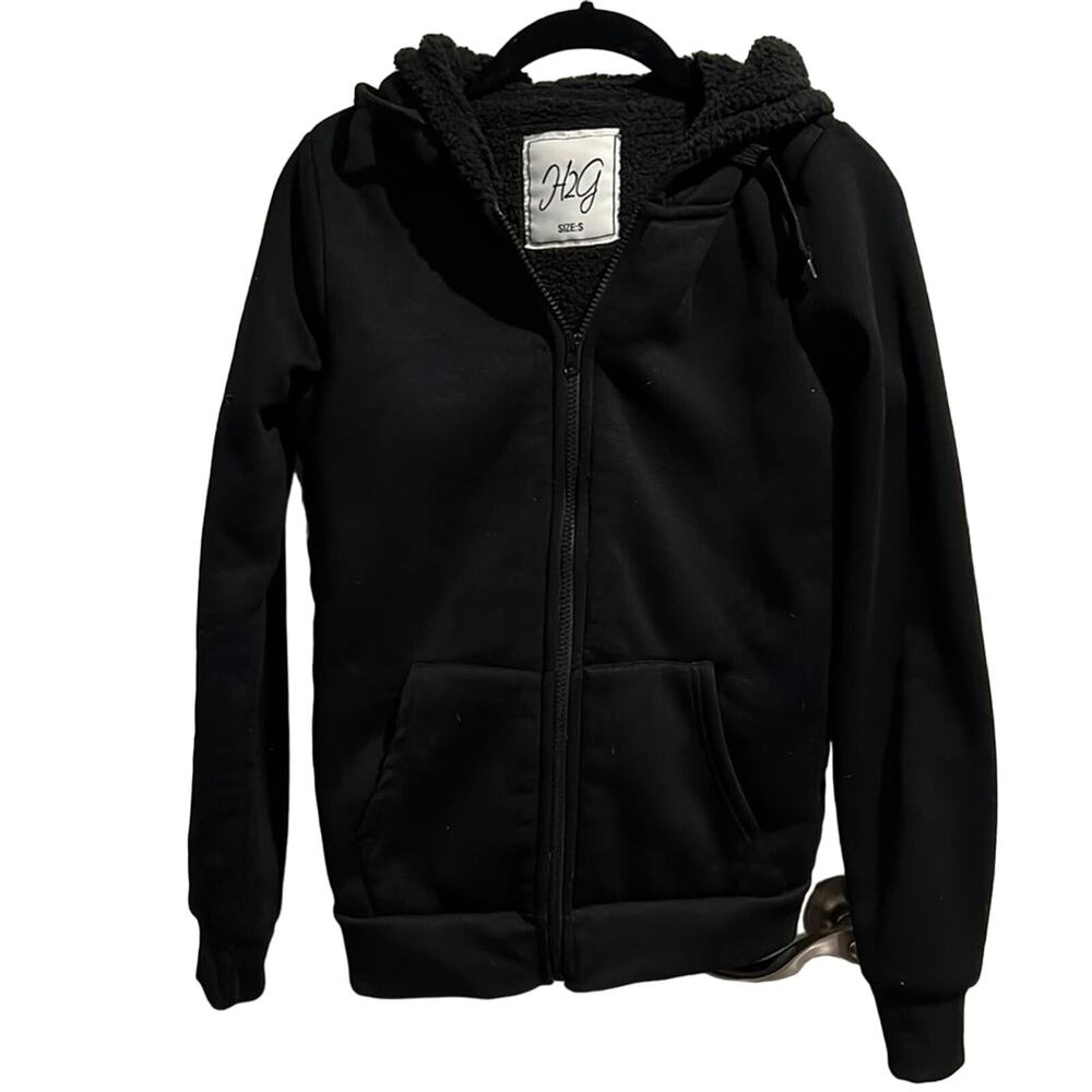 H2g Fleece Coat with Hood Size Small Kids
